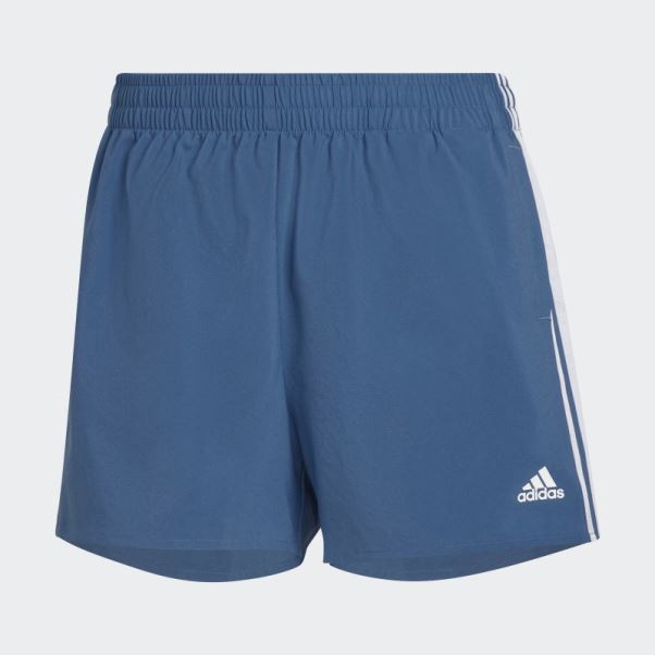 Adidas Altéré Bleu Primeblue Conçu 2 Mouvement Tissé 3 Bandes Sport Shorts
