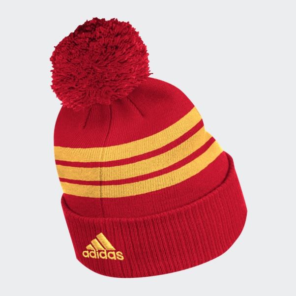 Bonnet Pompon à Revers Flammes Adidas Multi