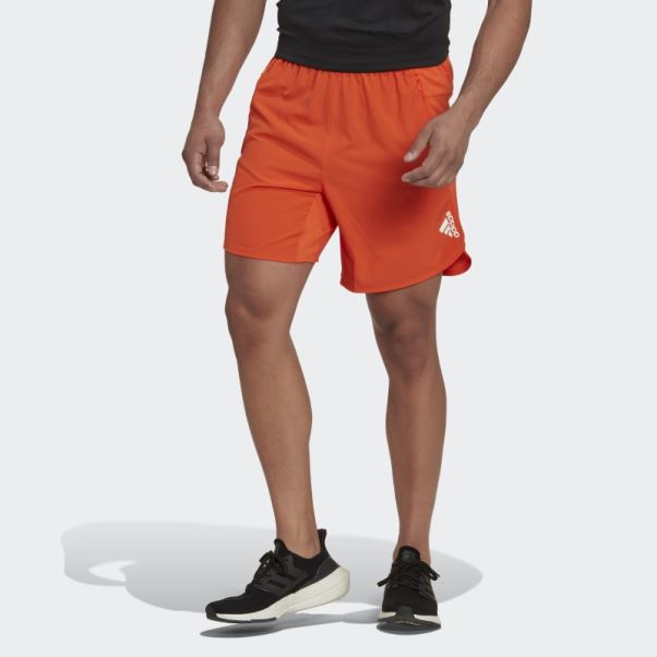 Short Adidas Conçu Pour L'entraînement Orange