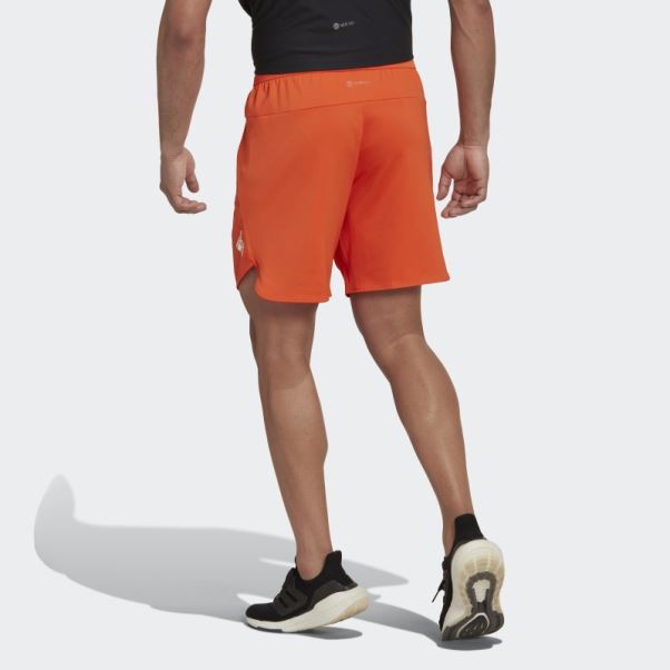 Short Adidas Conçu Pour L'entraînement Orange