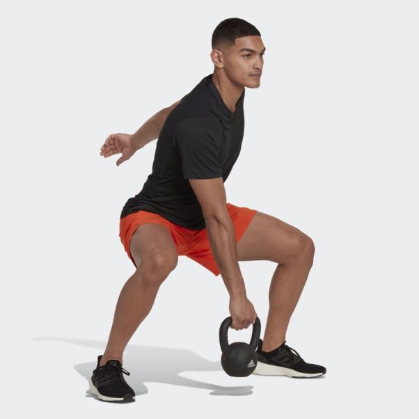 Short Adidas Conçu Pour L'entraînement Orange
