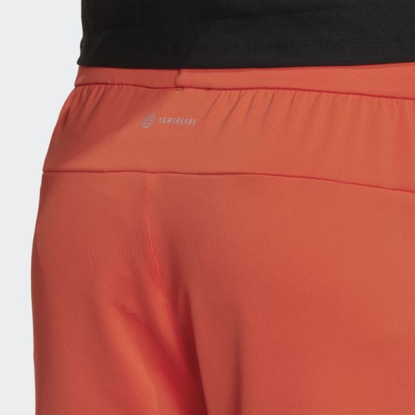 Short Adidas Conçu Pour L'entraînement Orange