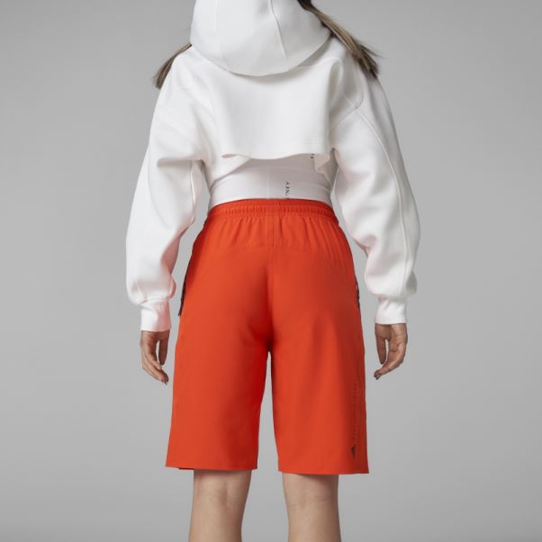 Short Tissé Adidas By Stella Mccartney Orange Mode