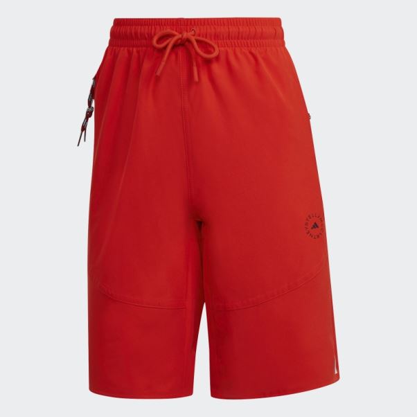 Short Tissé Adidas By Stella Mccartney Orange Mode