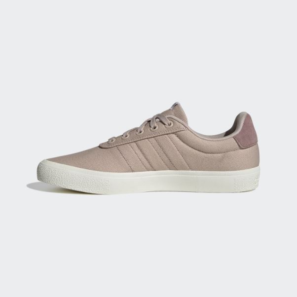 Adidas Vulc Raid3r Lifestyle Skateboarding 3-stripes Chaussures De Marque Taupe