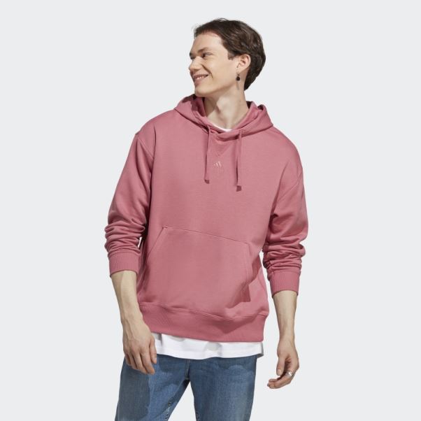 Tout Szn French Terry Sweat à Capuche Adidas Rose