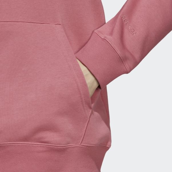 Tout Szn French Terry Sweat à Capuche Adidas Rose