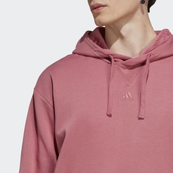 Tout Szn French Terry Sweat à Capuche Adidas Rose