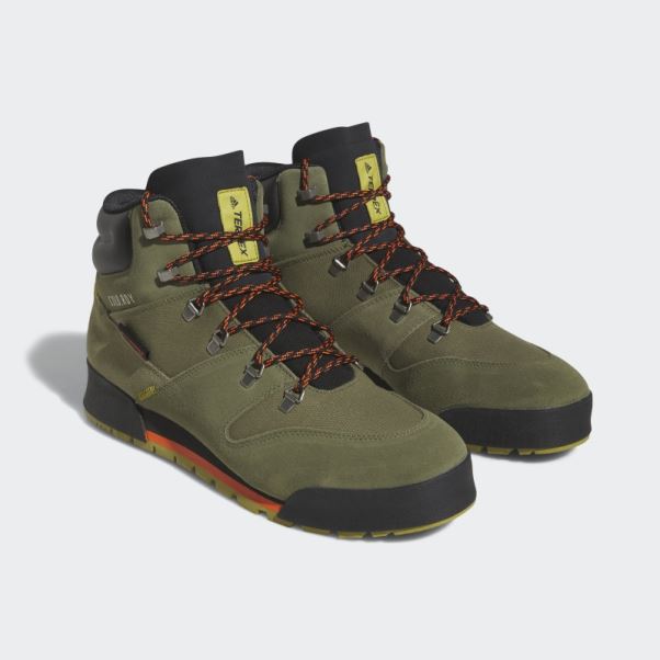 Terrex Snowpitch Cold.rdy Chaussures De Randonnée Adidas Olive