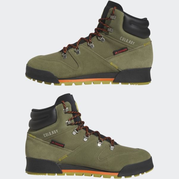 Terrex Snowpitch Cold.rdy Chaussures De Randonnée Adidas Olive