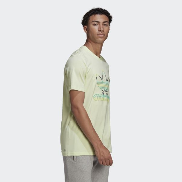 T-shirt Trèfle Citron Vert Adidas