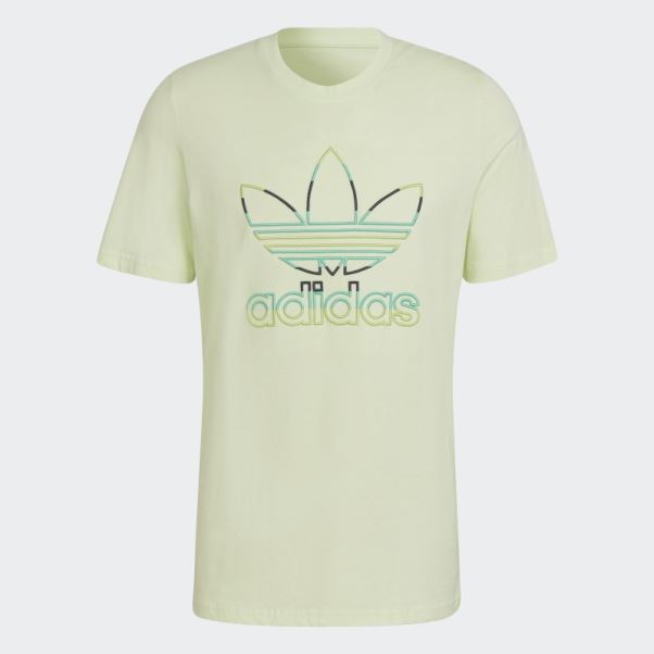 T-shirt Trèfle Citron Vert Adidas