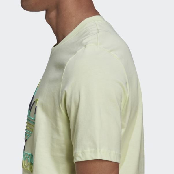 T-shirt Trèfle Citron Vert Adidas