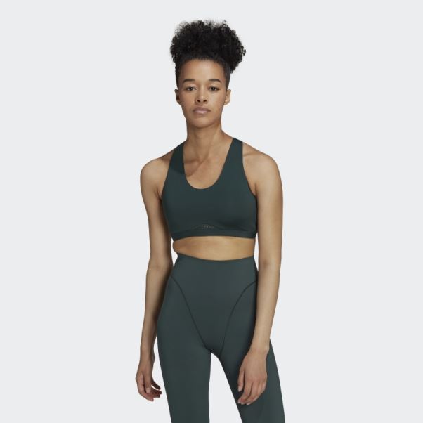 Soutien-gorge Eqt D'entraînement Vert à Maintien Moyen Adidas