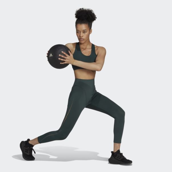 Soutien-gorge Eqt D'entraînement Vert à Maintien Moyen Adidas