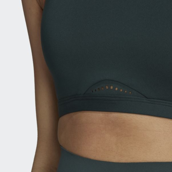 Soutien-gorge Eqt D'entraînement à Maintien Moyen Vert Adidas