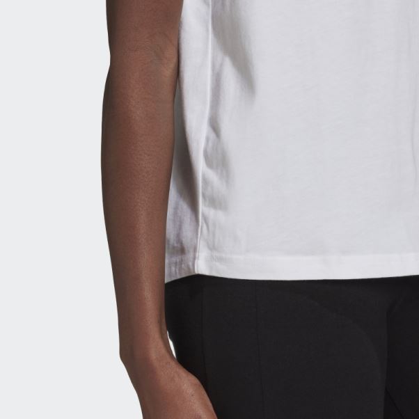 Essentials Gros Logo Débardeur Adidas Blanc