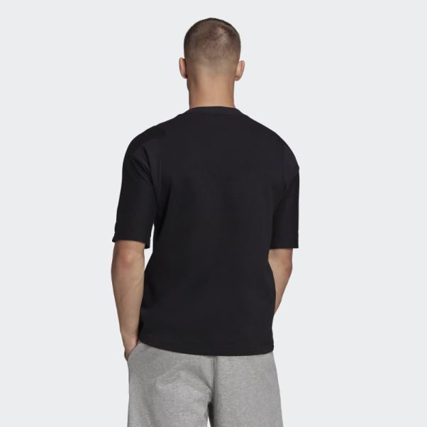 T-shirt Studio Lounge Adidas Noir