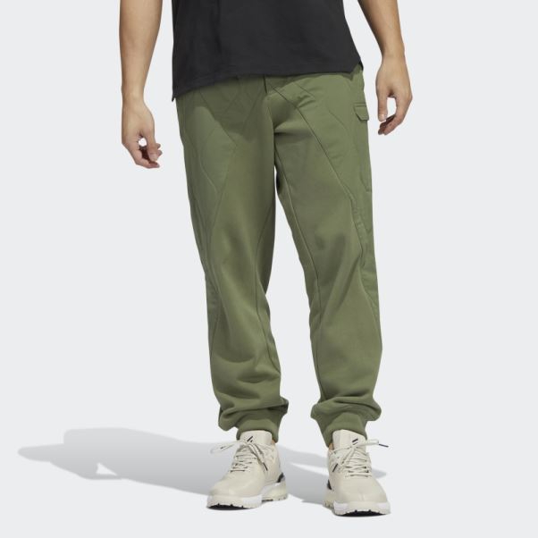 Pantalon De Golf Matelassé Adidas S10 Adicross Vert Naturel