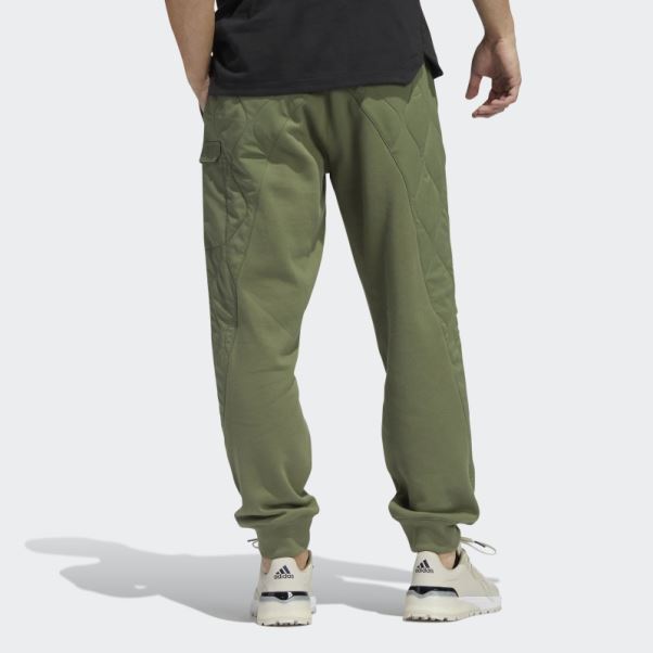 Pantalon De Golf Matelassé Adidas S10 Adicross Vert Naturel
