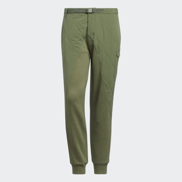 Pantalon De Golf Matelassé Adidas S10 Adicross Vert Naturel