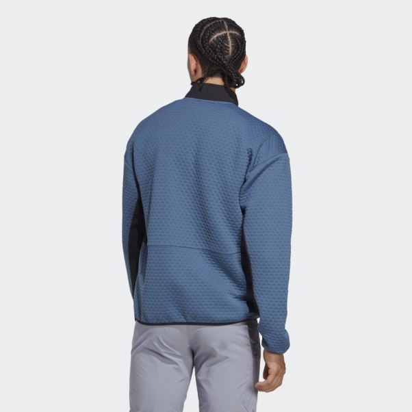Veste Polaire Adidas Steel Terrex Utilitas 1/2-zip