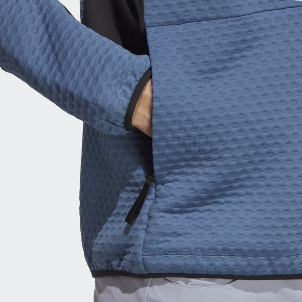 Veste Polaire Adidas Steel Terrex Utilitas 1/2-zip
