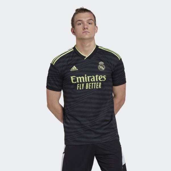 Mode Adidas Real Madrid 22/23 Troisième Maillot Citron Vert