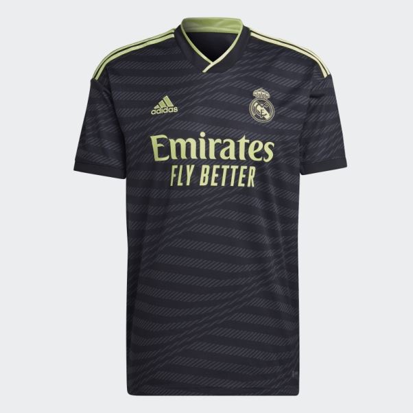 Mode Adidas Real Madrid 22/23 Troisième Maillot Citron Vert