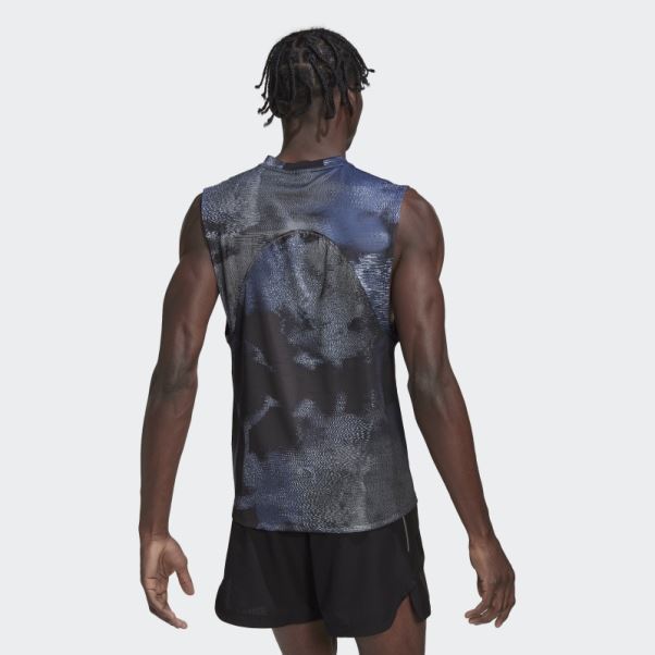 Hiit Débardeur D'entraînement Imprimé Allover Multicolore Adidas