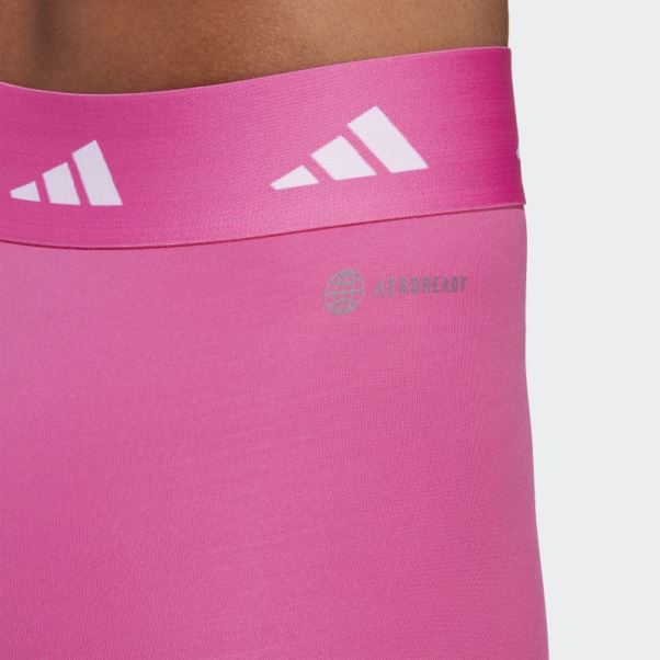 Adidas Legging Fuchsia Techfit 3 Bandes
