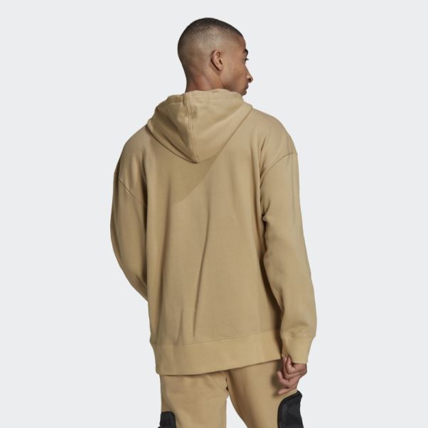 Ton Beige Adidas R.y.v. Sweat à Capuche Ample