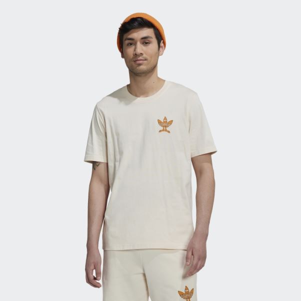 T-shirt Fun Graphique Blanc Adidas