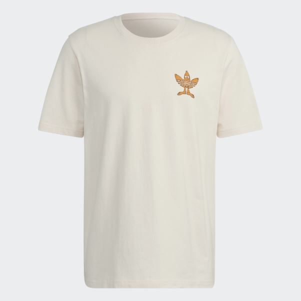 T-shirt Fun Graphique Blanc Adidas