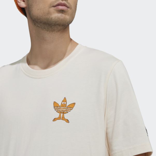 T-shirt Fun Graphique Blanc Adidas