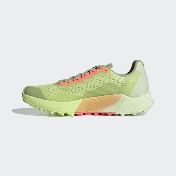 Terrex Agravic Flow 2 Chaussures De Course Sur Sentier Citron Vert Adidas