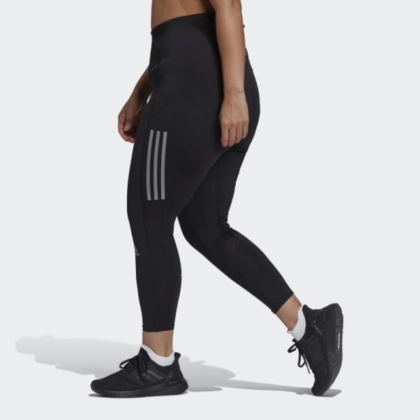 Adidas Legging Noir De Course à Pied 7/8 (grande Taille)