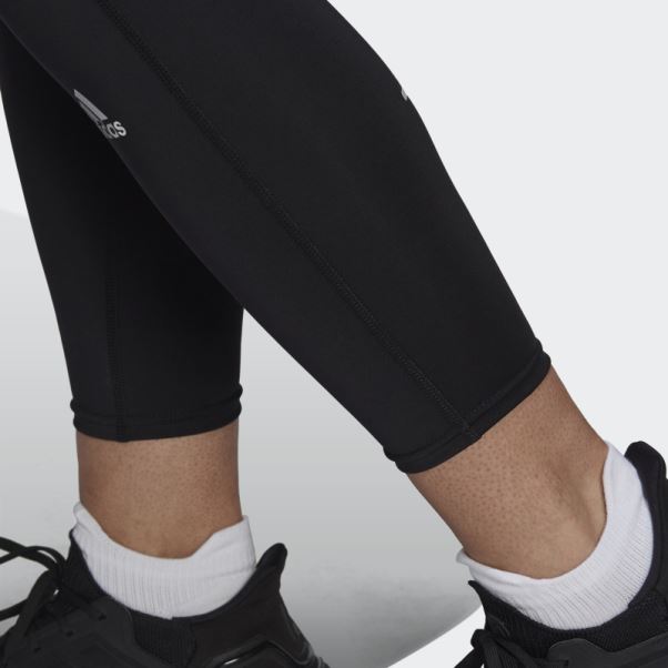 Adidas Legging Noir De Course à Pied 7/8 (grande Taille)