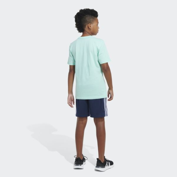 Ss Tee Deux Tons Bos Vert Adidas