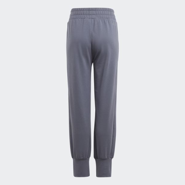 Pantalon De Yoga Taille Haute Adidas Aeroready Bleu Marine