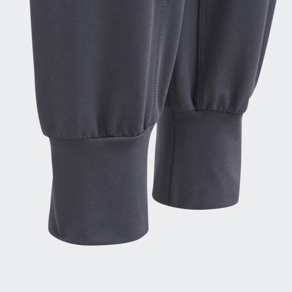 Pantalon De Yoga Taille Haute Adidas Aeroready Bleu Marine