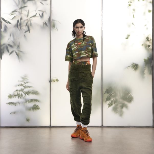 T-shirt Court Imprimé Camouflage Adidas