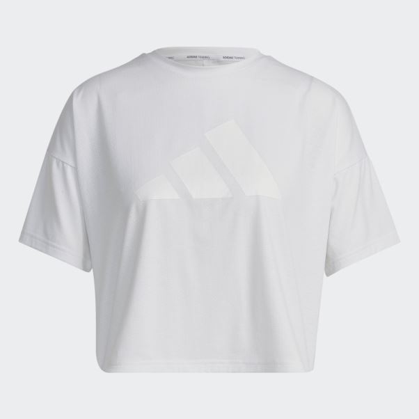 Tee Shirt Train Icones 3 Bar Logo Blanc Adidas