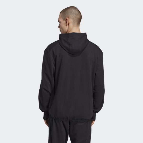 Sweat à Capuche Entièrement Zippé Aeroready Yoga Base Training Noir Adidas