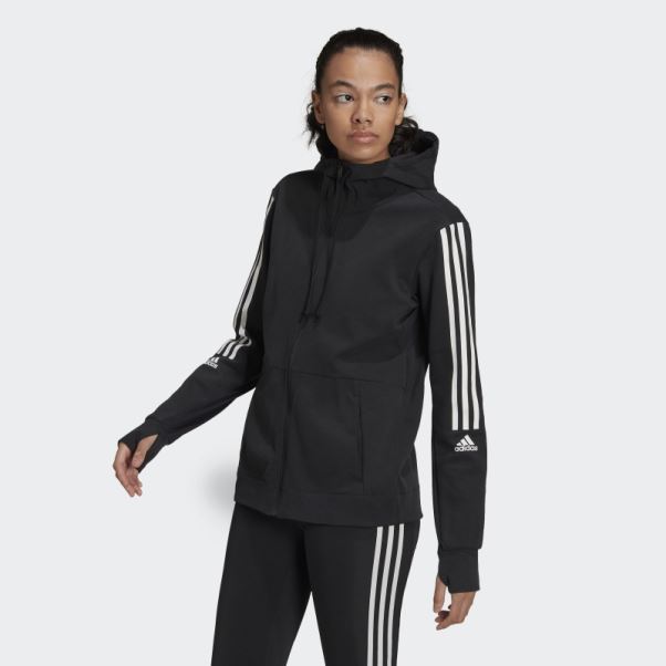Sweat à Capuche Noir Aeroready Made For Training Adidas Fashion