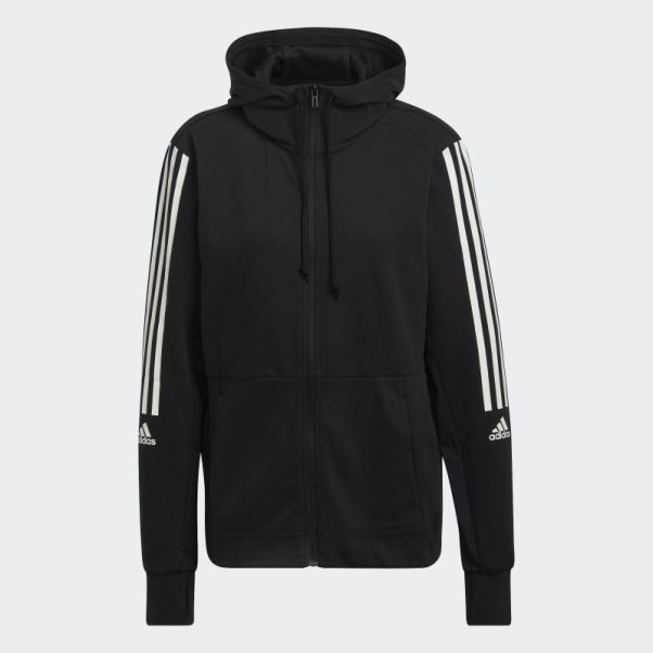 Sweat à Capuche Noir Aeroready Made For Training Adidas Fashion