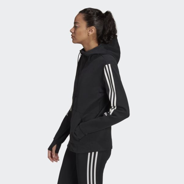Sweat à Capuche Noir Aeroready Made For Training Adidas
