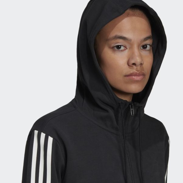 Sweat à Capuche Noir Aeroready Made For Training Adidas