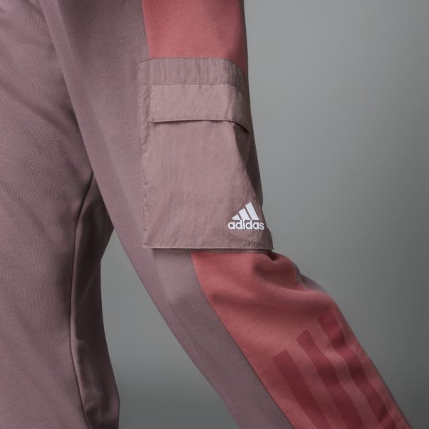 Pantalon Adidas Colorblock French Terry Violet