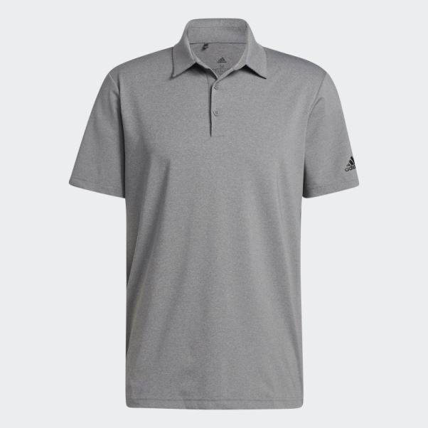 Polo Chiné Ultimate365 Adidas Gris Mel